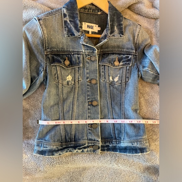 EUC Paige denim jacket in xs - Picture 7 of 11